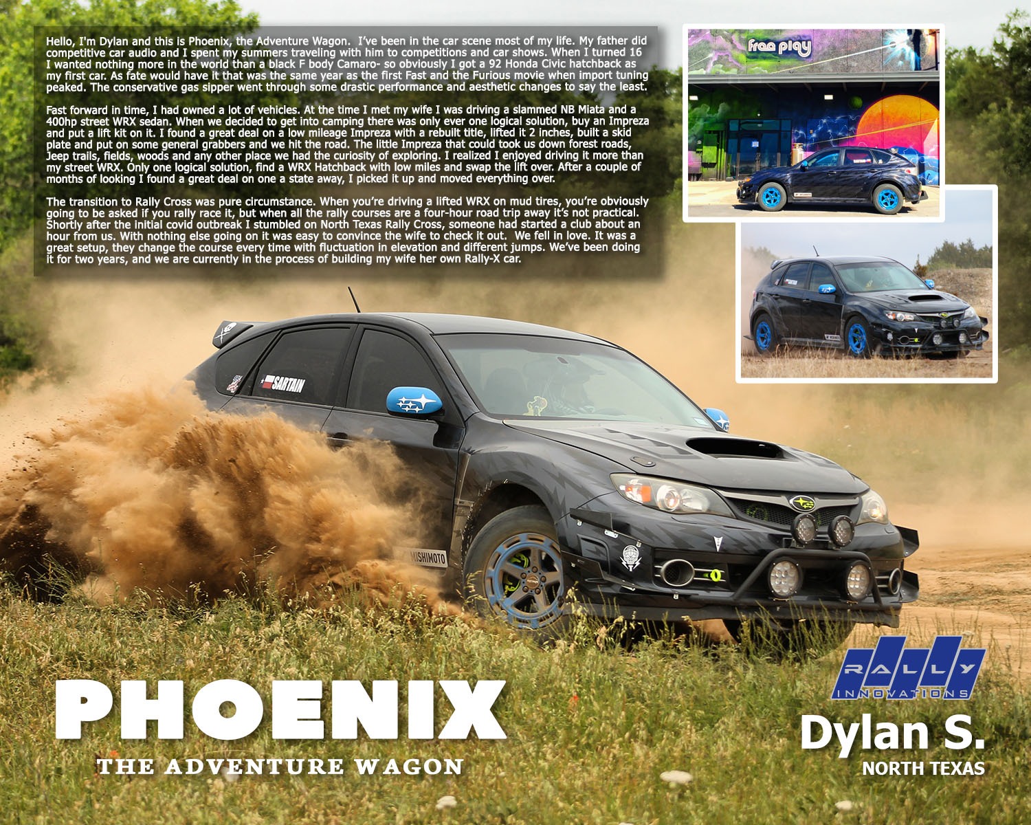 August 2022 - Dylan S. // Phoenix the Adventure Wagon – Rally Innovations