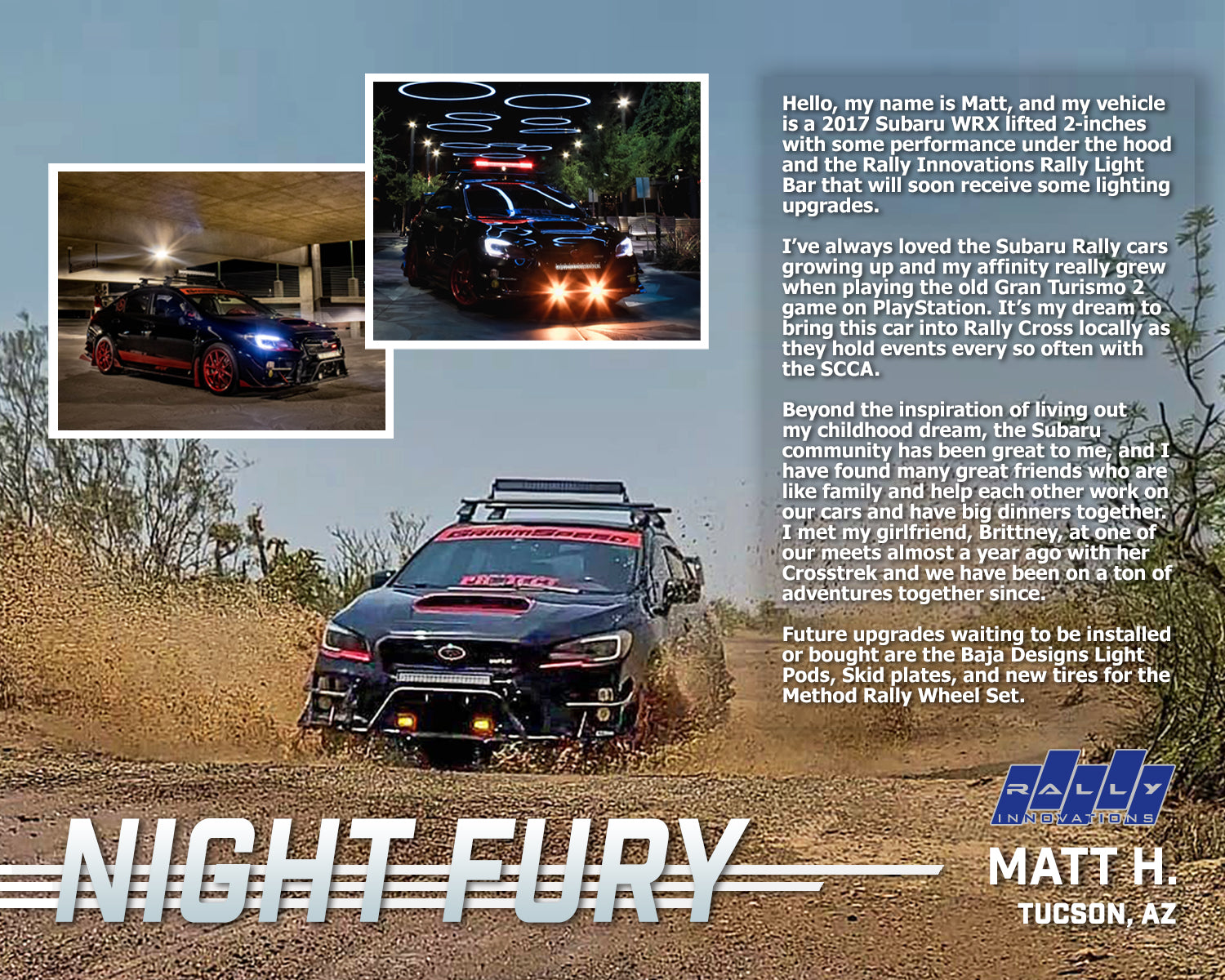 November 2021 - Matt H. // Night Fury – Rally Innovations